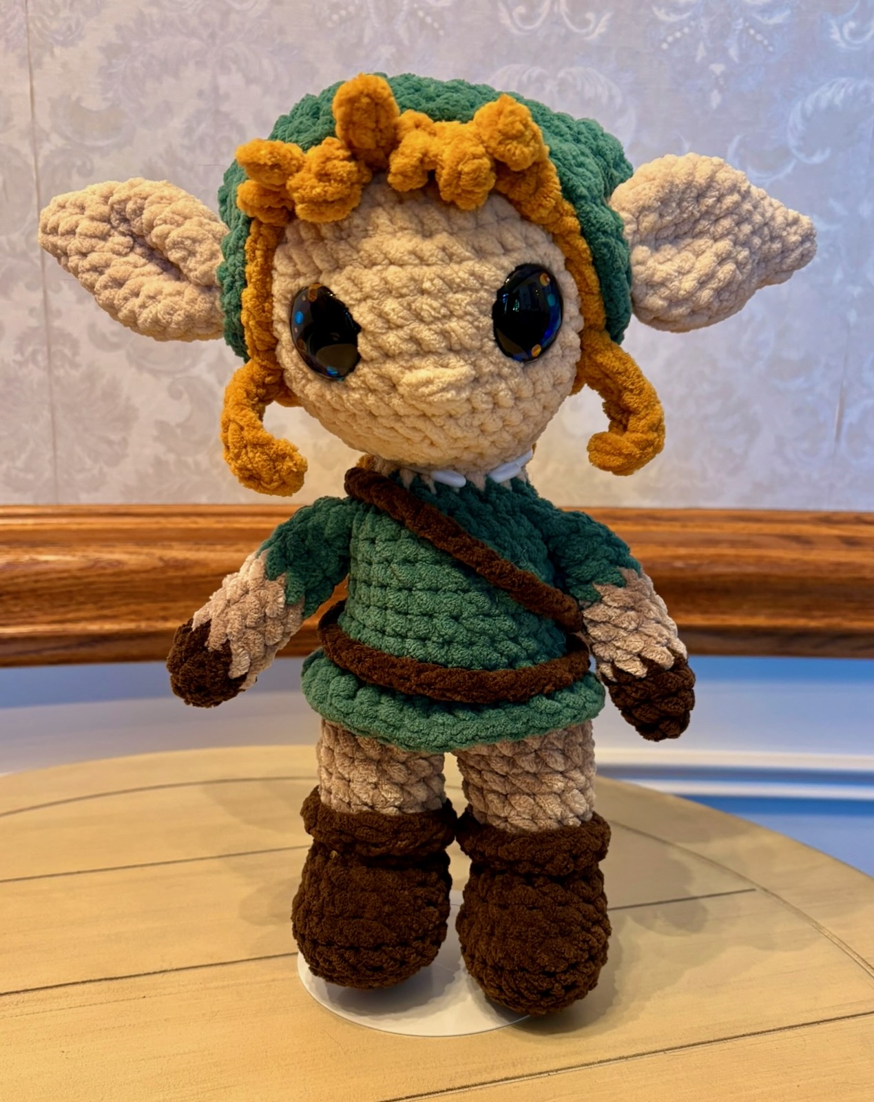 Crochet Link Legend of Zelda amigurumi doll